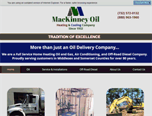 Tablet Screenshot of mackinneyoil.com